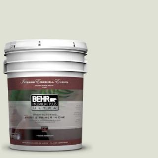 BEHR Premium Plus Ultra 5 gal. #S380 1 Moss Mist Eggshell Enamel Interior Paint 275005