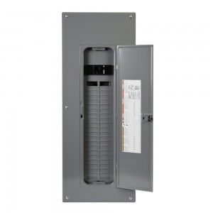 Square D HOM4252M200C Homeline 200 Amp 42 Space 52 Circuit Indoor Main Breaker Load Center with Cover