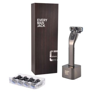 Every Man Jack Razor and Blades with Stand Black