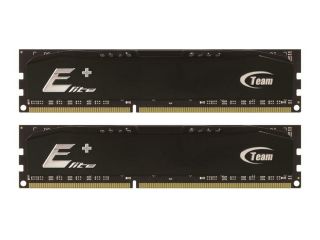Team 8GB  Elite Plus Black DDR3 PC3 14900 1866MHz (CL13) Dual Channel kit Model TPKD38G1866HC13DC01