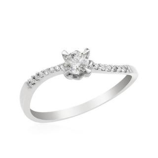 14k White Gold Diamond Engagement Ring   16534773   Shopping
