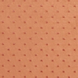 B151 Persimmon Embroidered Dots Suede Upholstery Fabric by the Yard