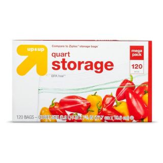 up & up™ Quart Storage Bags   120 Count