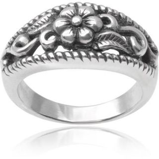 Brinley Co.Sterling Silver Flower Ring