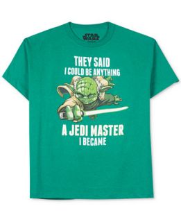 Star Wars Boys Jedi Master I Became Yoda T Shirt   Kids & Baby   