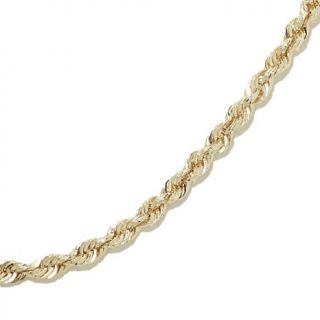 Michael Anthony Jewelry® 10K Glitter Rope Chain 18" Necklace   7357318