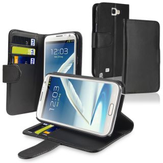 INSTEN Wallet Leather Case for Samsung Galaxy Note 2 3/ Apple iPhone