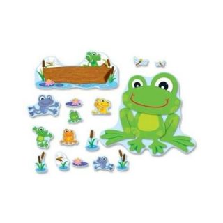 Carson Dellosa Decorative Funky Frog Bulletin Board Set CDP110207