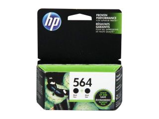 HP 564 Ink Cartridges 2 Pack (C2P51FN#140)    Black