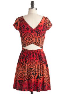 Geometric Caching Dress  Mod Retro Vintage Dresses