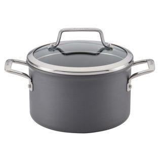 Anolon Authority Hard anodized Nonstick 3 quart Covered Straining