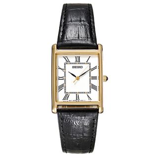 Seiko Mens SNF672 Goldtone Quartz Watch  ™ Shopping   Big
