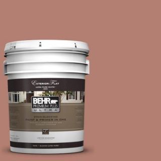 BEHR Premium Plus Ultra 5 gal. #ICC 102 Copper Pot Flat Exterior Paint 485405