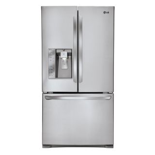 LG 30.7 cu ft French Door Refrigerator with Single Ice Maker (Stainless Steel)