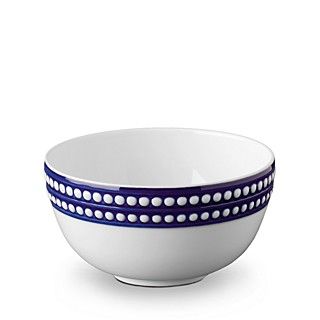L'Objet Perlee Bleu Cereal Bowl