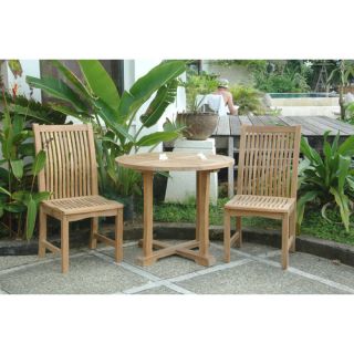 Bahama Chicago 3 Piece Dining Set by Anderson Teak