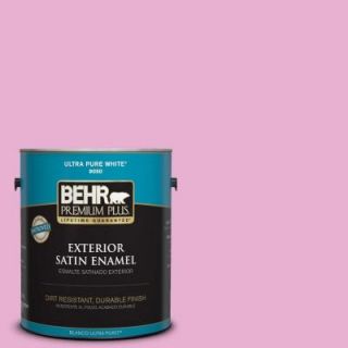 BEHR Premium Plus 1 gal. #P120 2 Gumball Satin Enamel Exterior Paint 905001