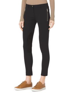 Michael Kors Collection  Stretch Twill Zipper Riding Pants