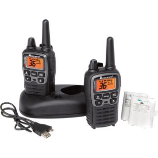 Midland Handheld X-Talker GMRS Radio — Pair, 38-Mile Range, Model# T71VP3  Two Way Radios