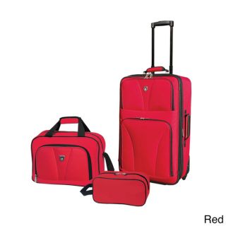 Travelers Club Bowman Collection 3 piece Travelers Carry on Luggage