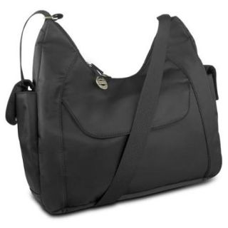 Travelon Hack Proof Oversized Everyday Hobo Bag w/ RFID Protection, Black
