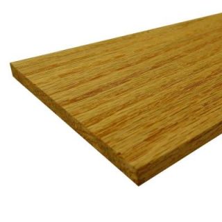 1/4 in. x 8 in. x 2 ft. S4S Select Red Oak Board (Actual Size: 1/4 in. x 7 1/4 in. x 24 in.) (5 Piece/Case) 737054