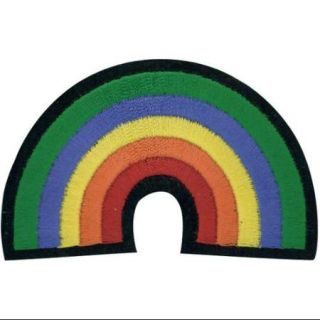 Patches For Everyone Iron On Appliques Rainbow 1/Pkg