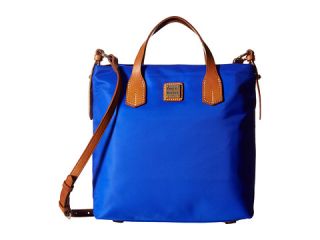 Dooney & Bourke Windham Cleo Letter Carrier French Blue w/ Natural Trim