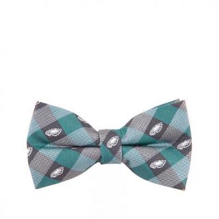 Officially Licensed NFL Team Logo and Color Checkered 100% Polyester Bow Tie7665034