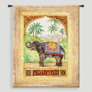 Old World Elephant ll Tapestry Wall Hanging