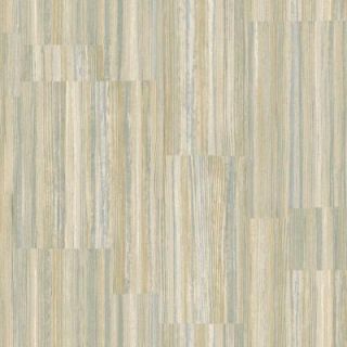 The Wallpaper Company 56 sq. ft. Neutral Patchwork Stripe Wallpaper WC1281848
