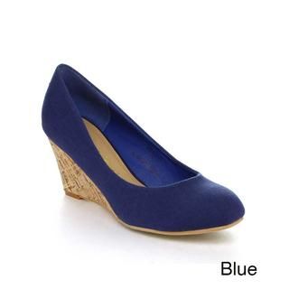 BE INTOUCH KENJI 1 Womens Wedge Round Toe Pumps
