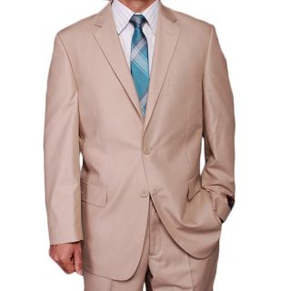 Mens Tan 2 button Suit   Shopping Suits