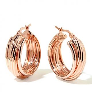 Sevilla Gold™ 14K "Wrapped" Texture Hoop Earrings   8001677