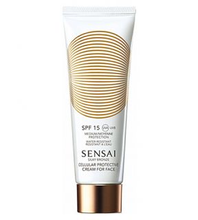 SENSAI BY KANEBO   Silky Bronze Cellular protective cream for face SPF 15 50ml