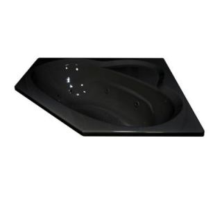 Lyons Industries Classic 5 ft. Whirlpool Bathtub in Black LDW22L6060 00