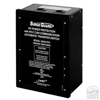 Surge Guard Automatic Transfer Switch with RV Power Protection   TRC 40350RVC1   Surge Protectors