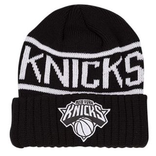 Mitchell & Ness NBA Patch Cuff Knit   Mens   Basketball   Accessories   New York Knicks   Black/White