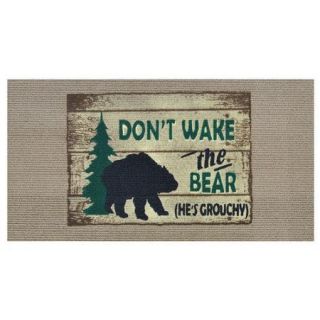 Home & More Don't Wake the Bear Doormat