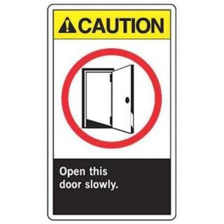 Caution Sign, Accuform Signs, MRBR600VP, 10"Hx7"W