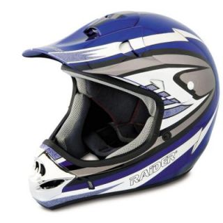 Raider Large Adult Blue MX 3 Helmet 24 215