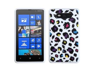 MYBAT NK 820 (Lumia 820) Jagged Colorful Leopard Candy Skin Cover