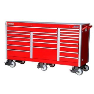 International SHD Series 73 in. 21 Drawer Cabinet, Red SRB 7321RD