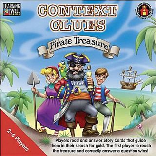 Edupress Context Clues   Pirate Treasure Game, Red Level, Grades 3rd   12th