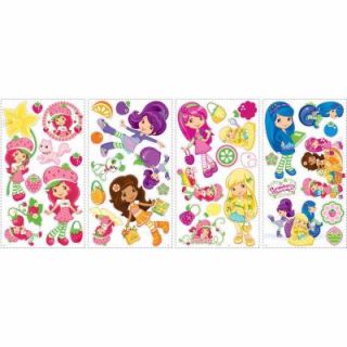 RoomMates Strawberry Shortcake Peel and Stick Wall Decals DISCONTINUED RMK1376SCS