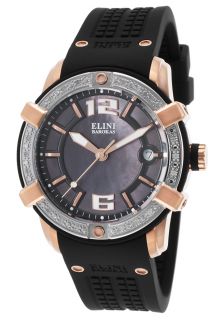 Spirit Diamond Black Silicone and Mother of Pearl Dial