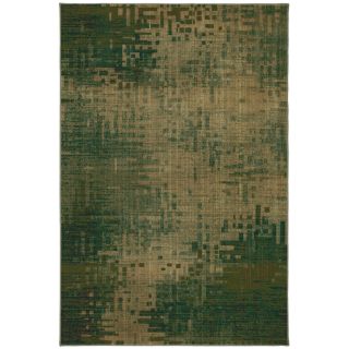 Mohawk Home Select Kaleidoscope Inferno Green Rectangular Green Transitional Woven Area Rug (Common: 5 ft x 8 ft; Actual: 63 in x 94 in)