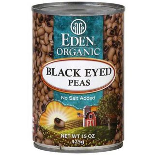 Eden Black Eyed Peas, 15 oz (Pack of 6)