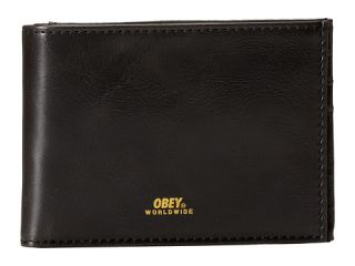Obey Gentry Bi Fold Wallet Black