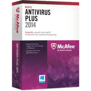 McAfee AntiVirus Plus 2014 (3 Users, Download) MAV14E003RKA